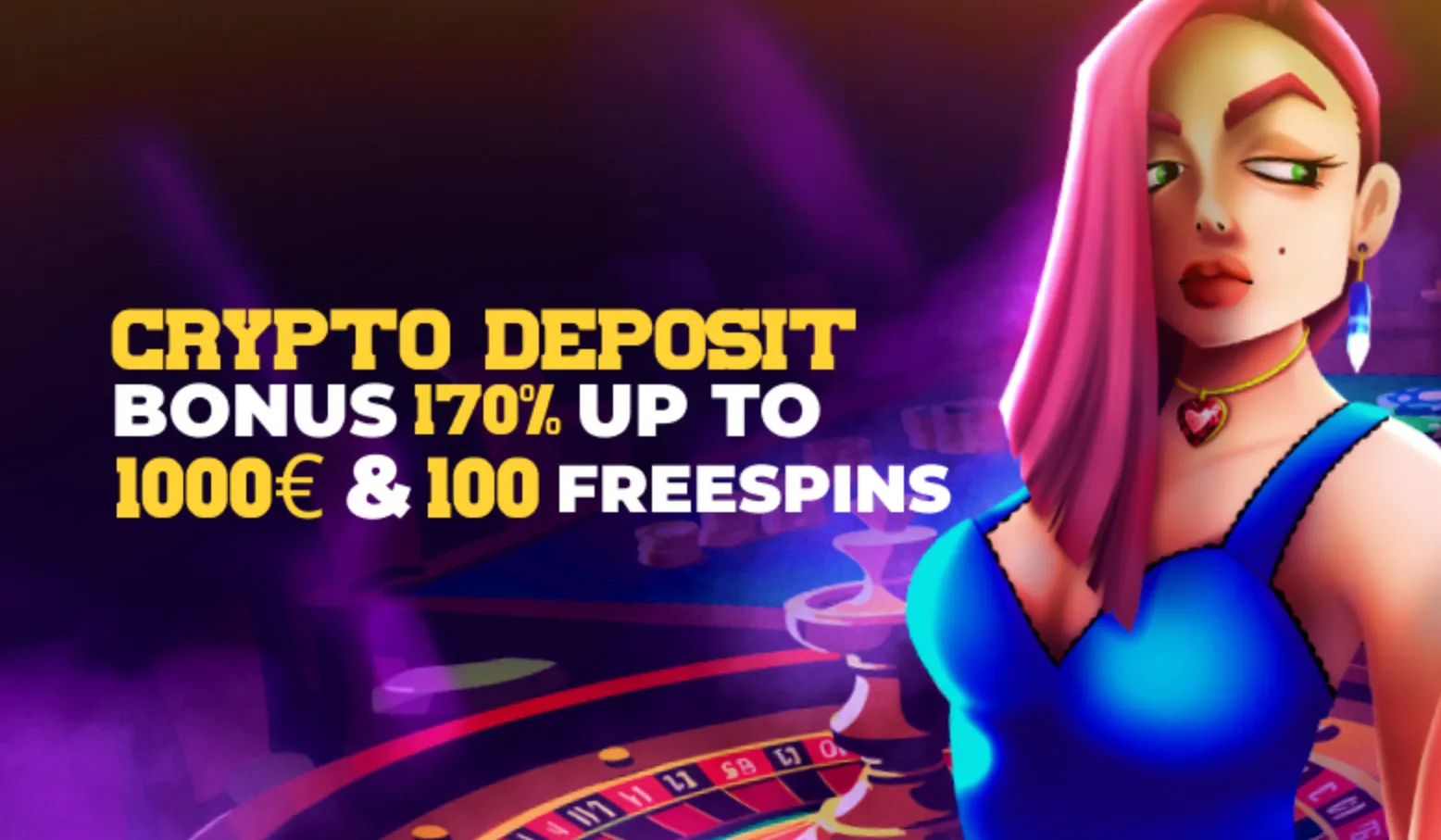 Donbet crypto welcome bonus 170% up to €1,000